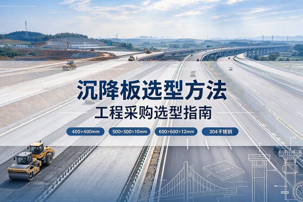旌德沉降板选择方法