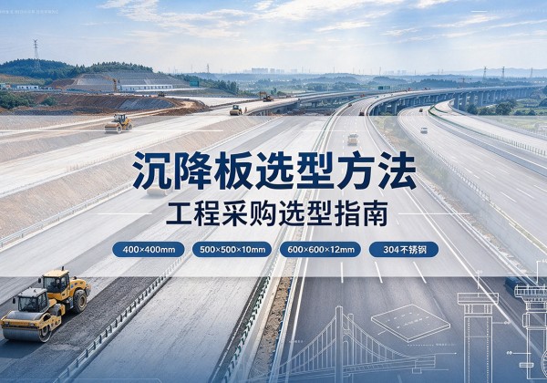 旌德沉降板选择方法
