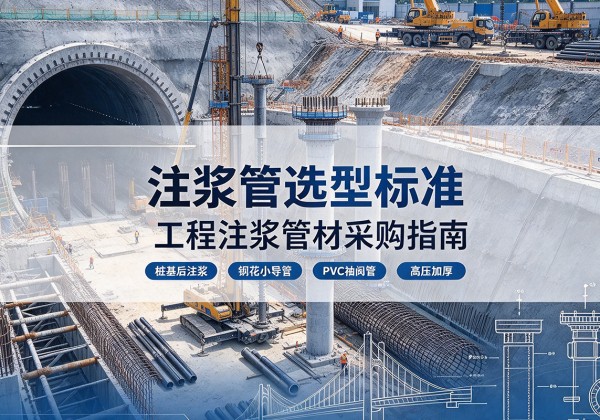 旌德注浆管选型标准